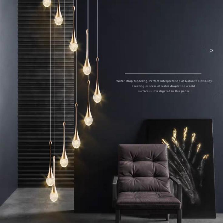 LED Modern Droplets Design Luxury Pendant Light