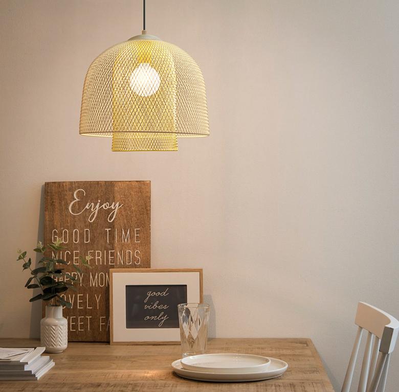 LED Metal Double Nets Pendant Light