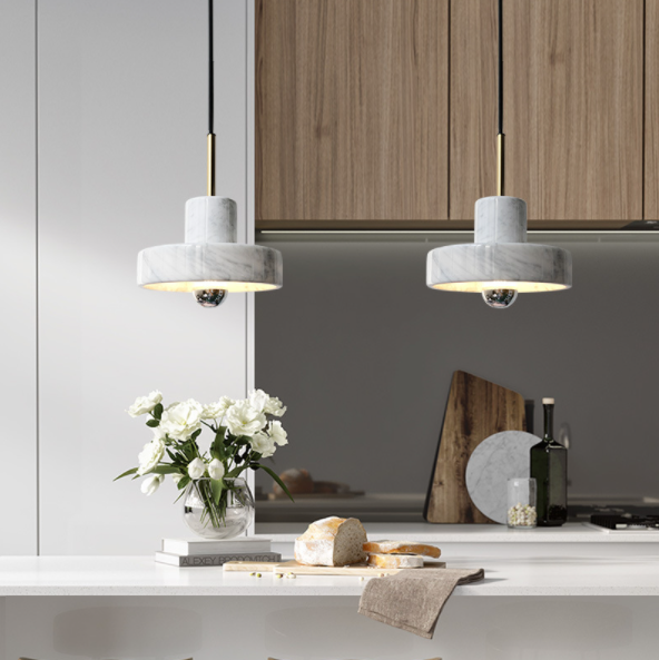 LED Modern Marble Decorative Pendant Light