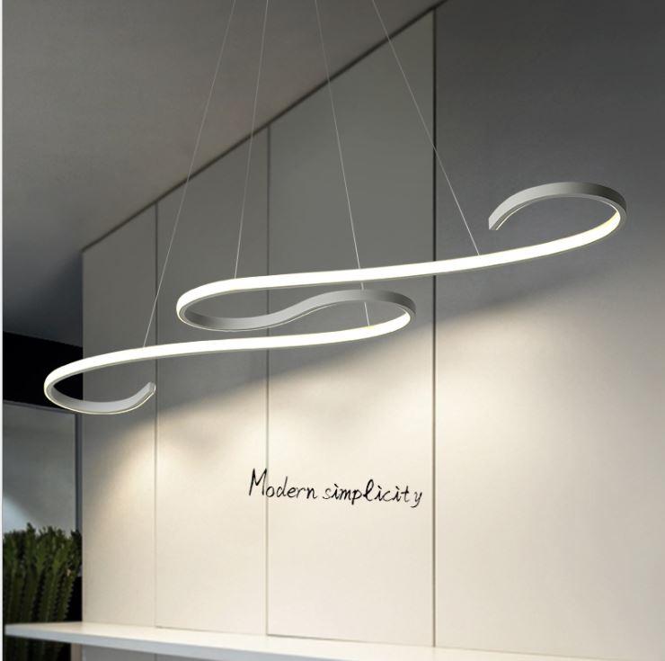 LED Modern Simplicity S Design Aluminum Pendant Light
