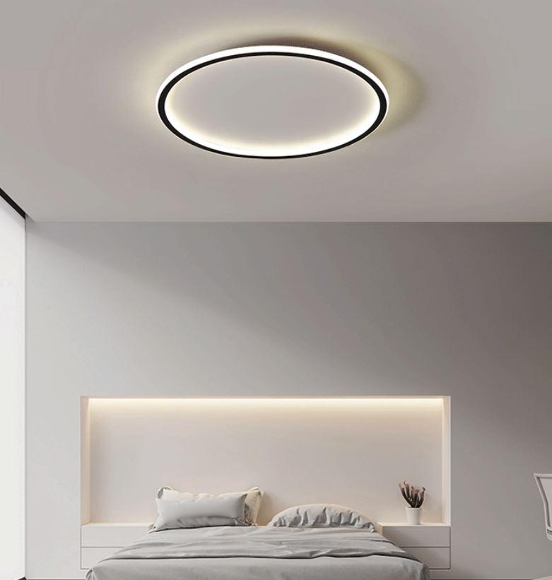 LED Simple Modern Ceiling Light Black+White