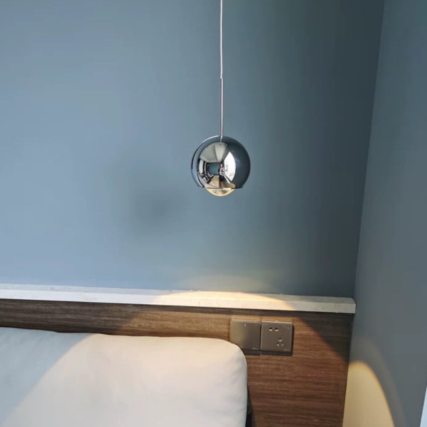 LED Modern Electroplated Sphere Pendant Light