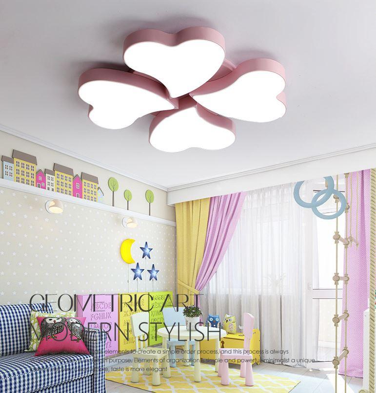 LED Acrylic Heart Shape Ceiling Light