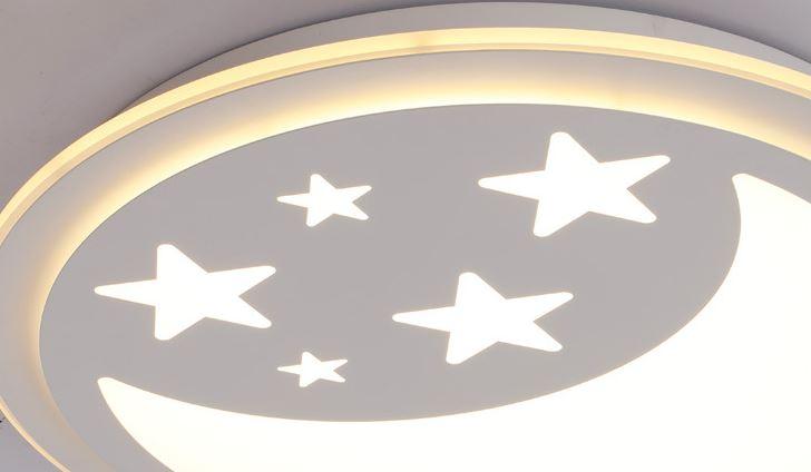 Acrylic Star Moon Ceiling Light for Living Room Bedroom Study Room