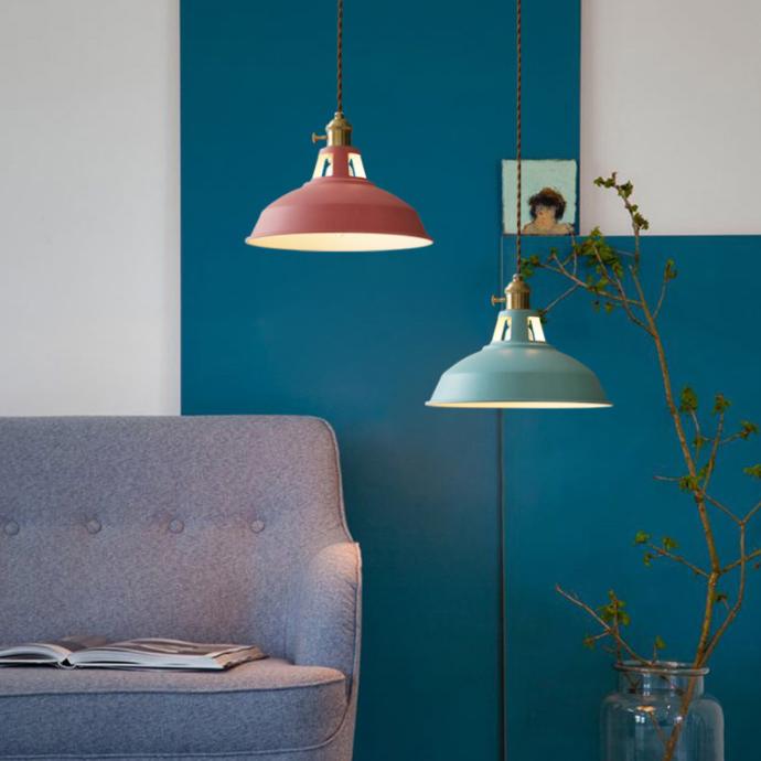 LED Macaroon Retro Pendant Light