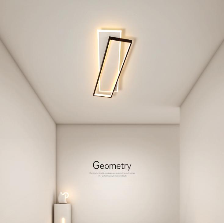 LED Creative Simple Modern Black & White Ceiling Light