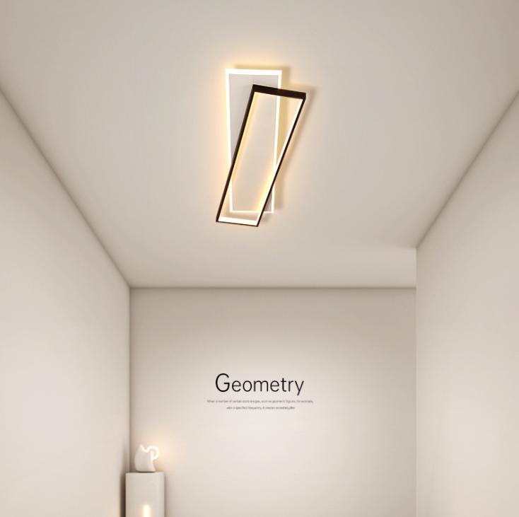 LED Creative Simple Modern Black & White Ceiling Light