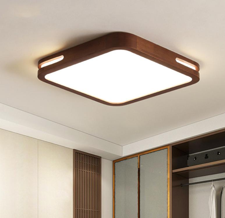 LED Classic Wood Basic Ceiling Light