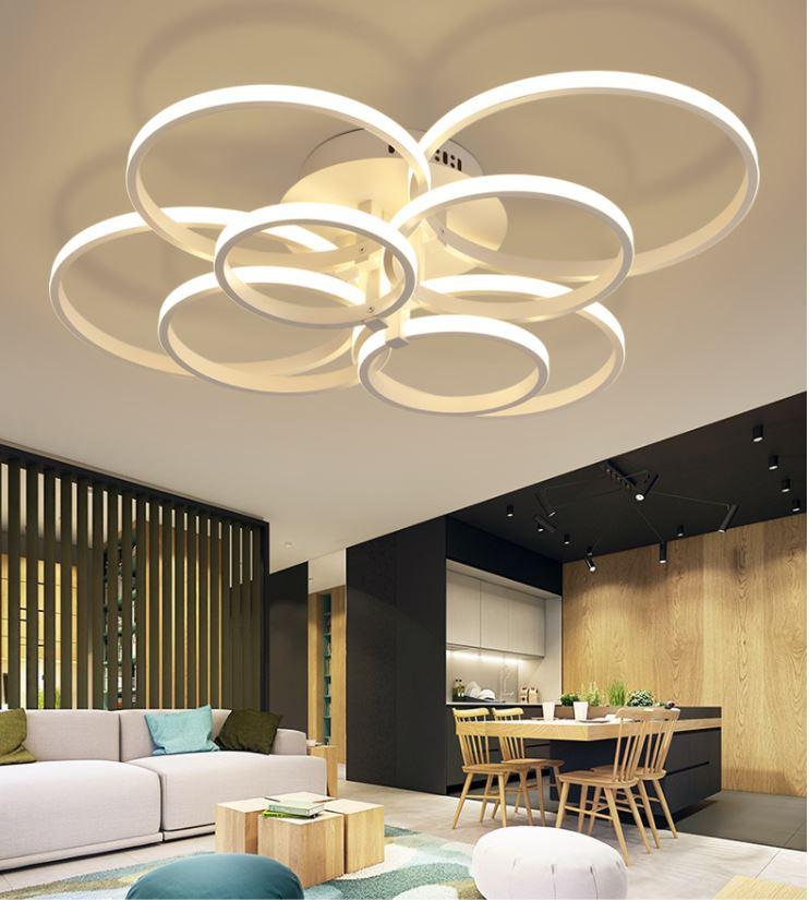 Modern Multi-Circle LED Ceiling Light for Living Room – Lightingshop