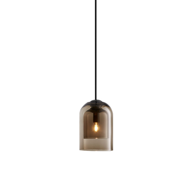 LED Double-Layer Glass Pendant Light