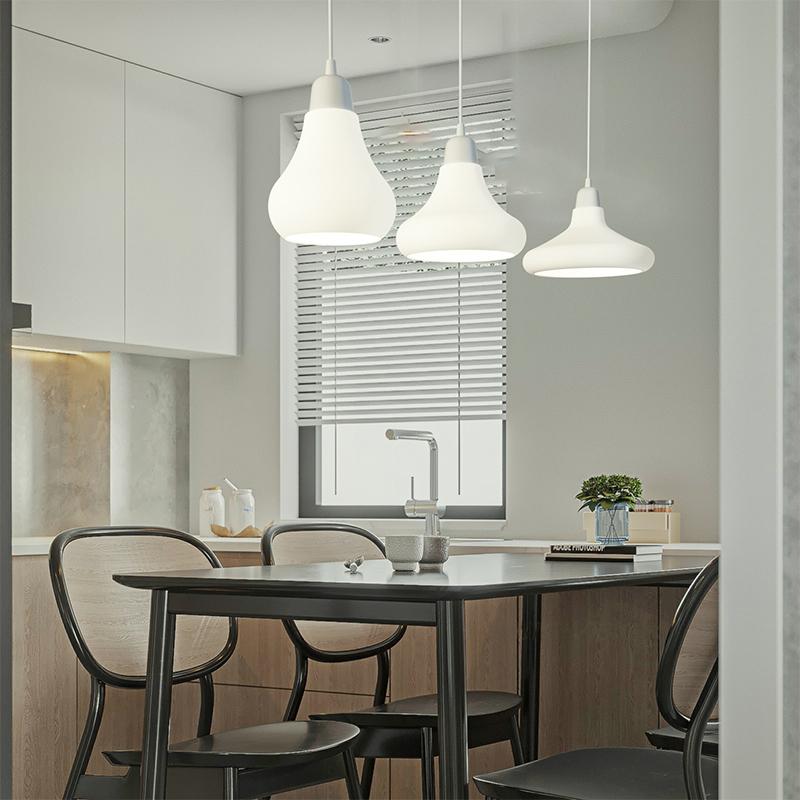 LED Multi-Design Milky White Pendant Light