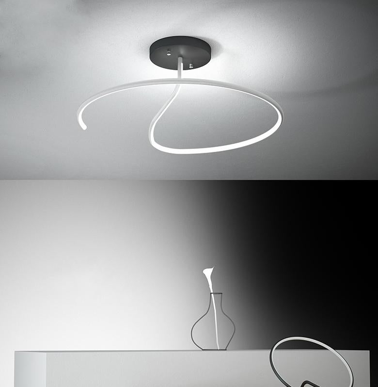 LED Modern Rope with Circle Ceiling Light Series 2