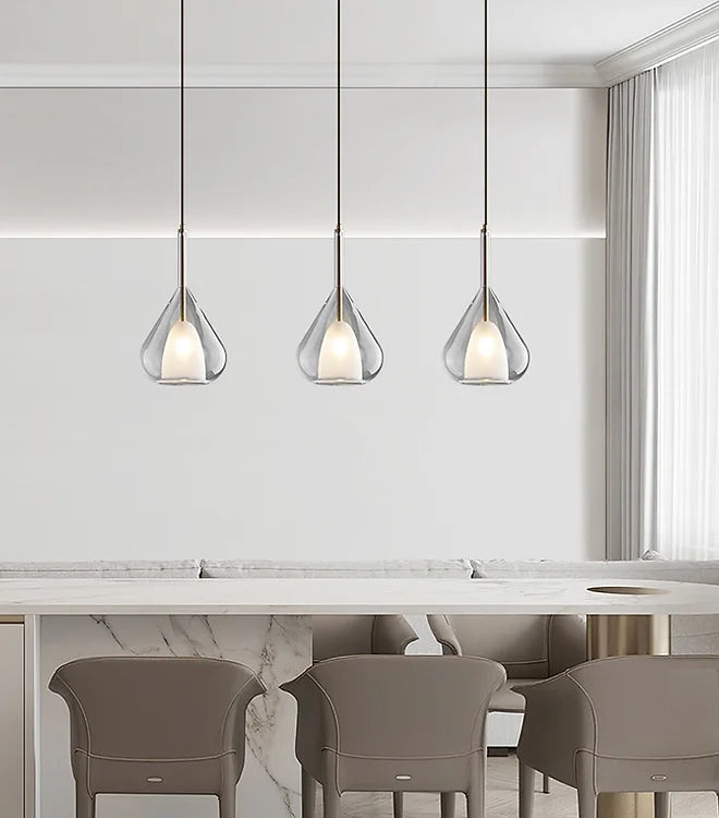 LED Modern Italian Style Droplet Design Decorative Simple Pendant Light