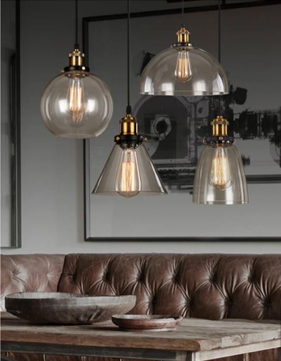 LED Glass Pendant for Bar Restaurant Living Room