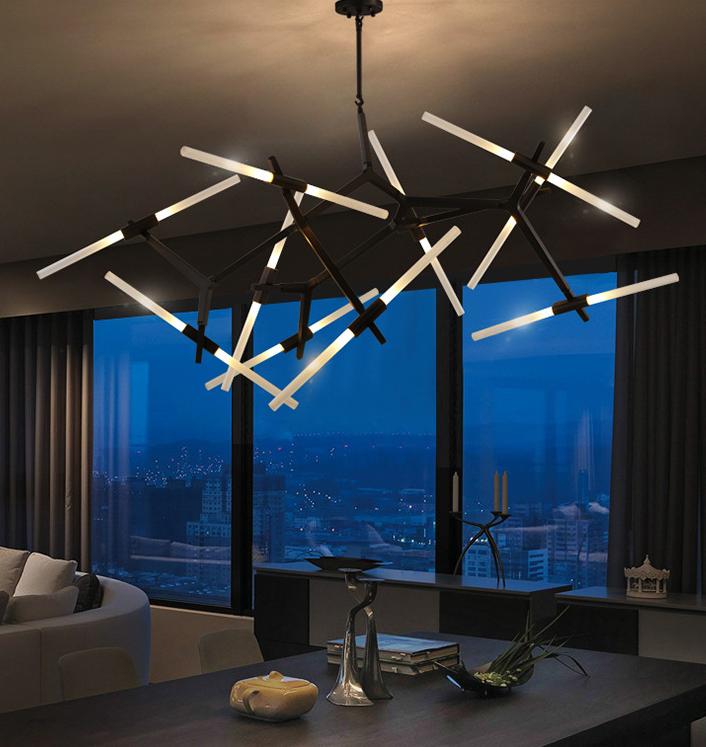 LED Multi-Light Tree Branches Design Pendant Light