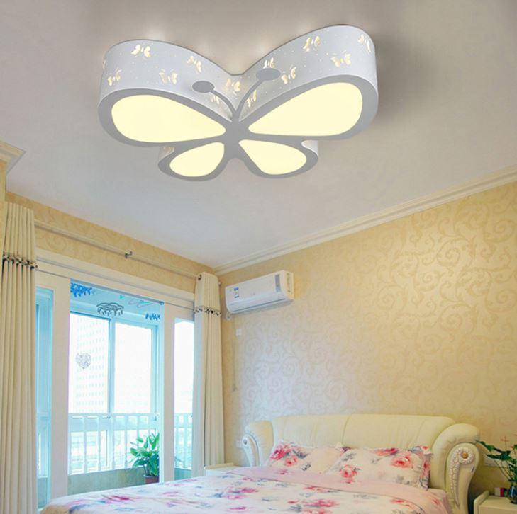 Acrylic LED Butterfly Ceiling Light for Children Room