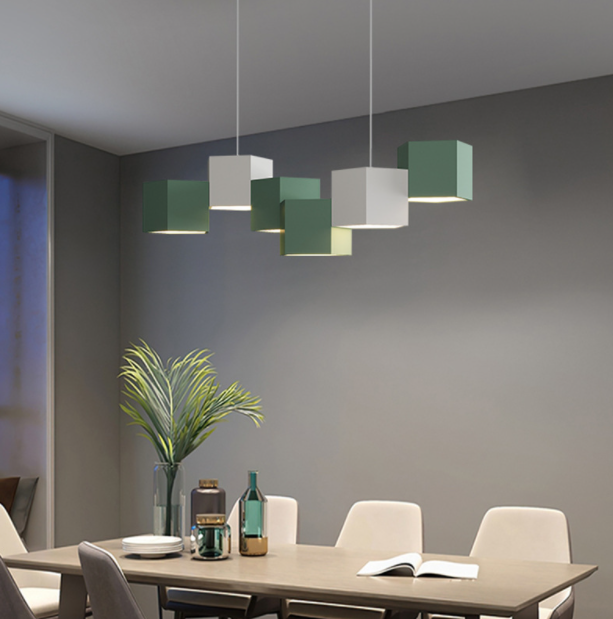 LED Multi-color Pentagonal Modern Creative Pendant Light