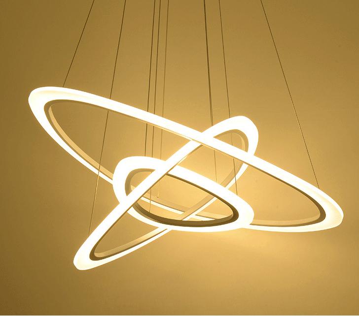 Post Modern Creative Ring Design LED Acrylic Pendant Light