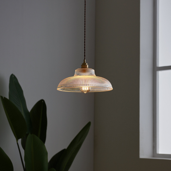 LED Japanese Style Modern Simple Design Glass Pendant Light