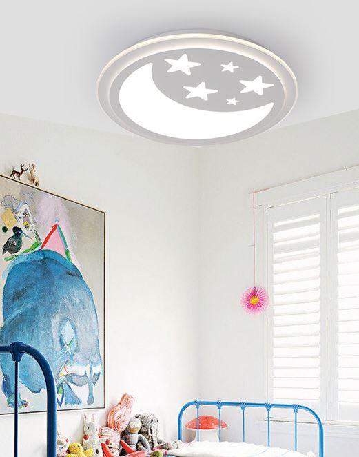 Acrylic Star Moon Ceiling Light for Living Room Bedroom Study Room