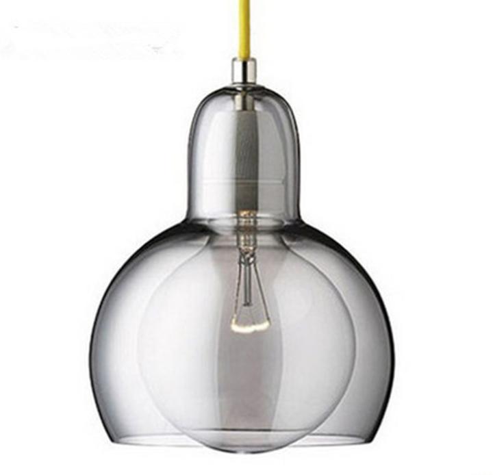 Modern LED Big Light Bulb Shape Pendant for Living Room Dining Room Balcony