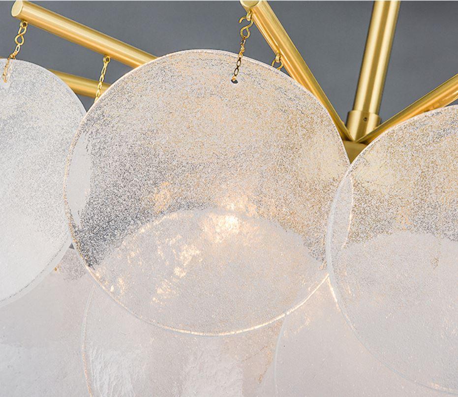 LED Round Leaves Modern Pendant Light