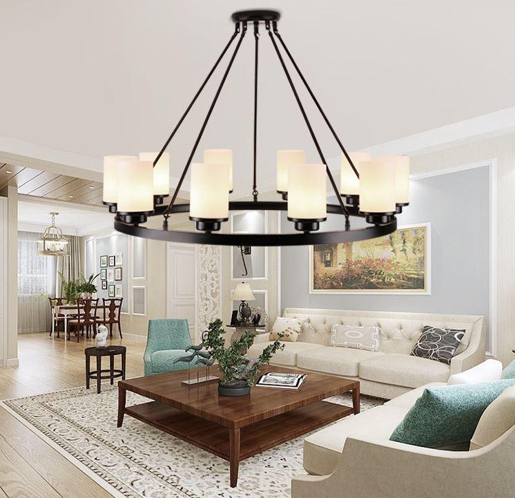 American Country Design Metal LED Chandelier
