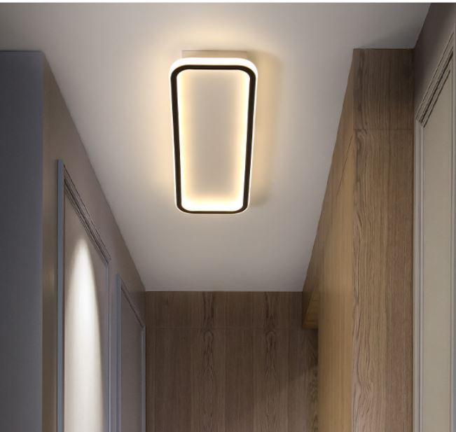 LED Simple Modern Ceiling Light Black+White 2