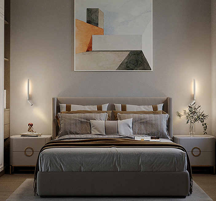 LED Multi-Source Simple Modern Bedside Reading Light