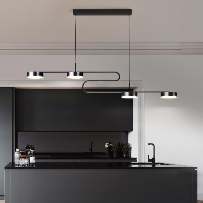 S Shape Light Feature LED S-Shape Modern Linear Pendant Light – Lightingshop