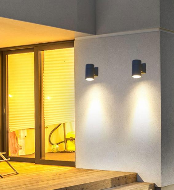 LED Outdoor Waterproof SingleDual Wall Light