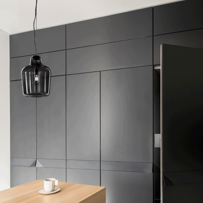 LED Dark Color Modern Decorative Pendant Light