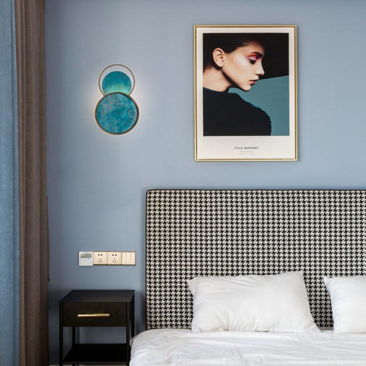 LED Jade Circle Wall Light