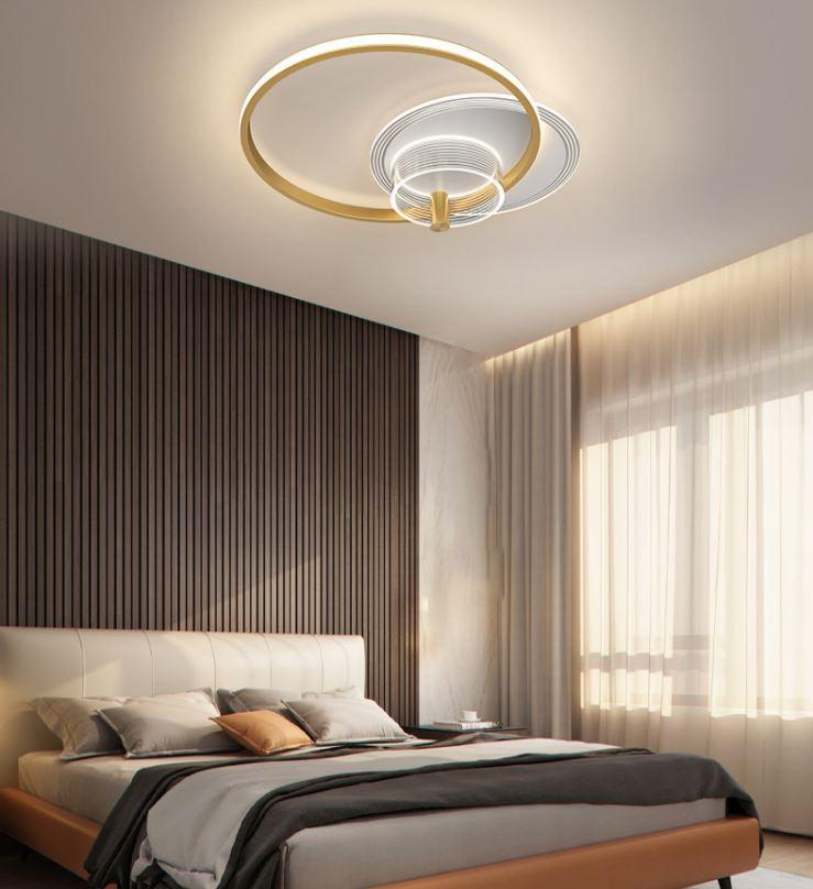 LED Luxury Gold Theme for One Bedroom Flat