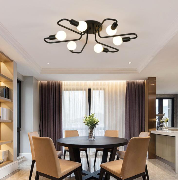 LED Simple Light Bulb Ceiling Light