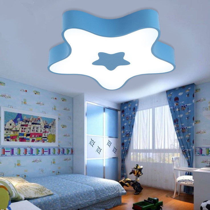 LED Double Stars Children Ceiling Light