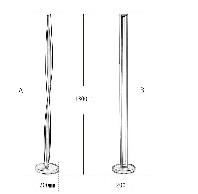 LED Modern Simple North-European Floor Lamp