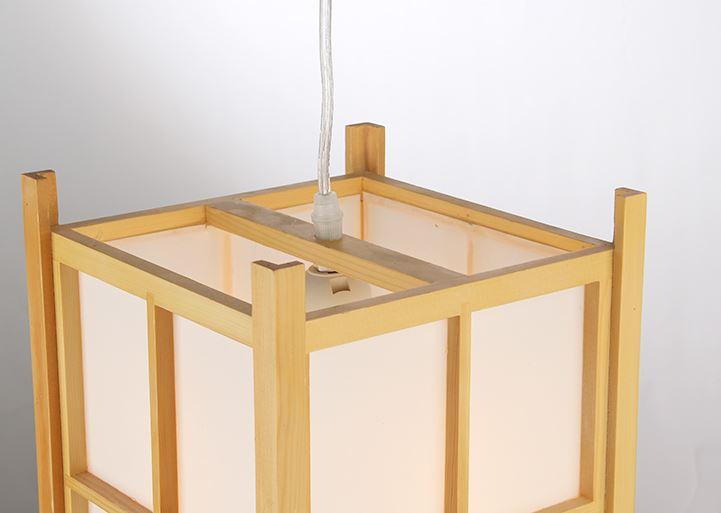 Wood Japanese Style Pendant Light