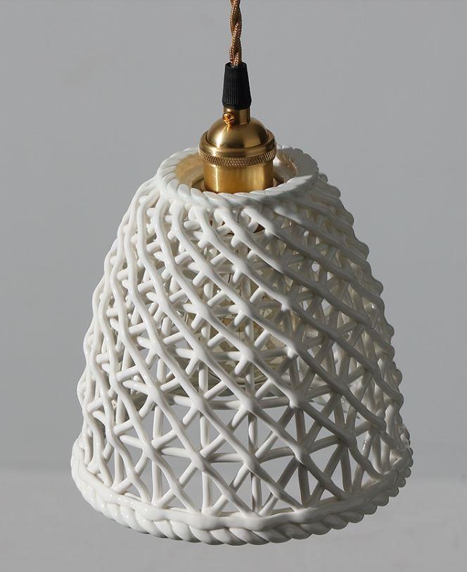 LED Ceramic Japanese Design Pendant