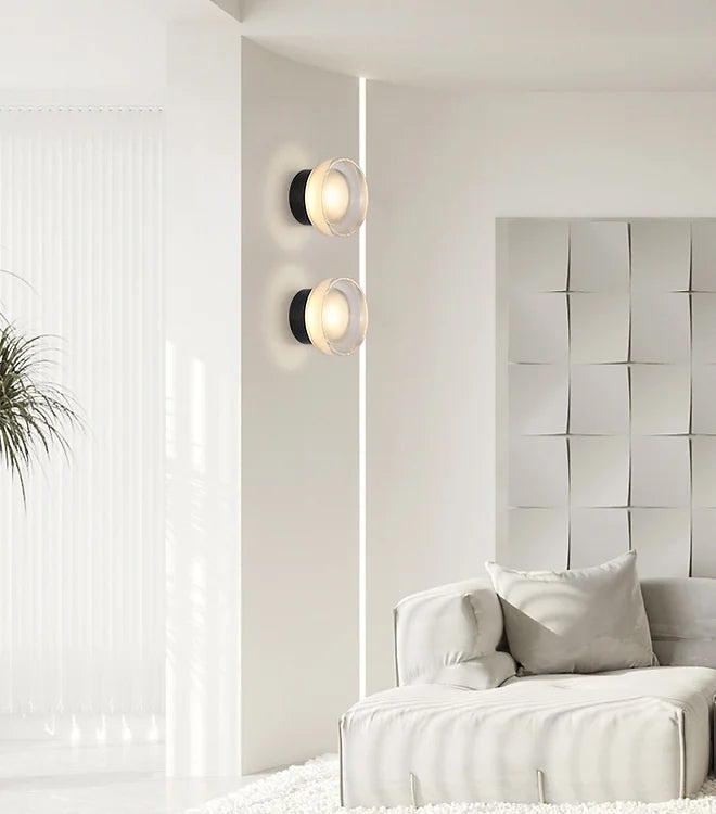 LED Simple Round Wall Light