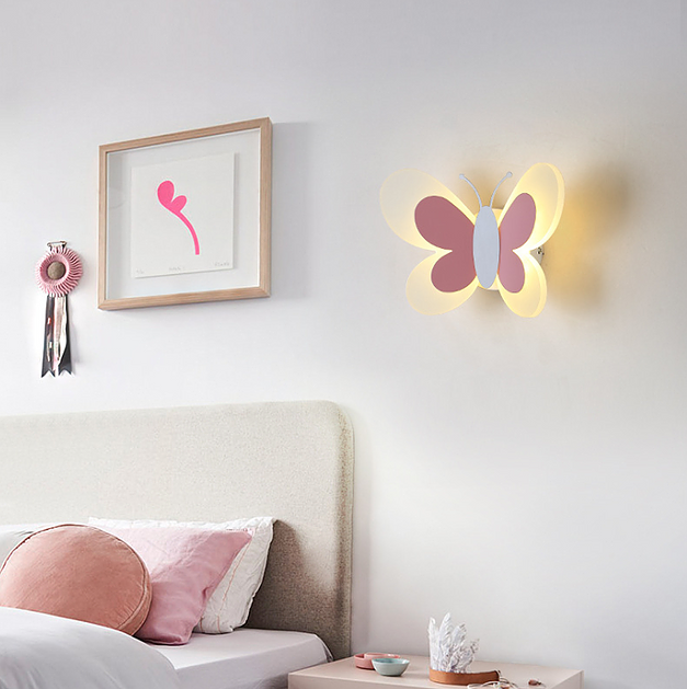 LED Butterfly Design Modern Acrylic Wall Light