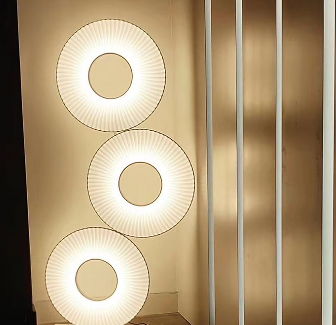 LED Triple Discs Creative Floor Lamp