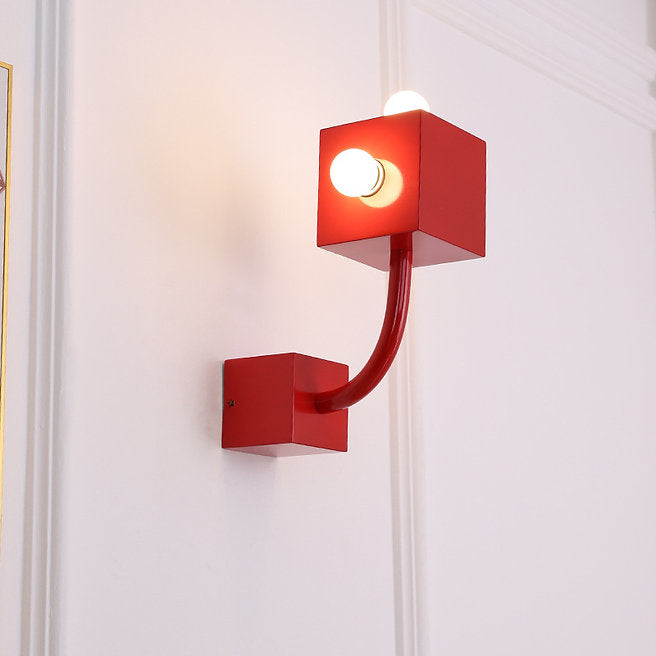 LED Retro Design Red Creative Wall Light