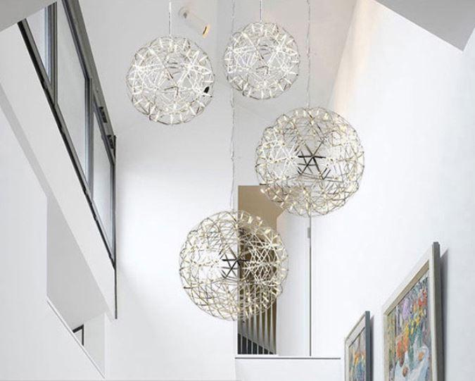 LED Chandelier Spherical Stainless Steel Living Room Dining Room Bedroom
