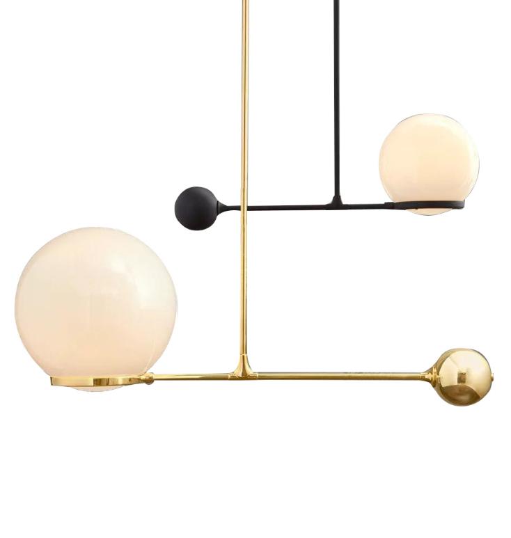 LED Creative Modern Pendant Light Black & Gold