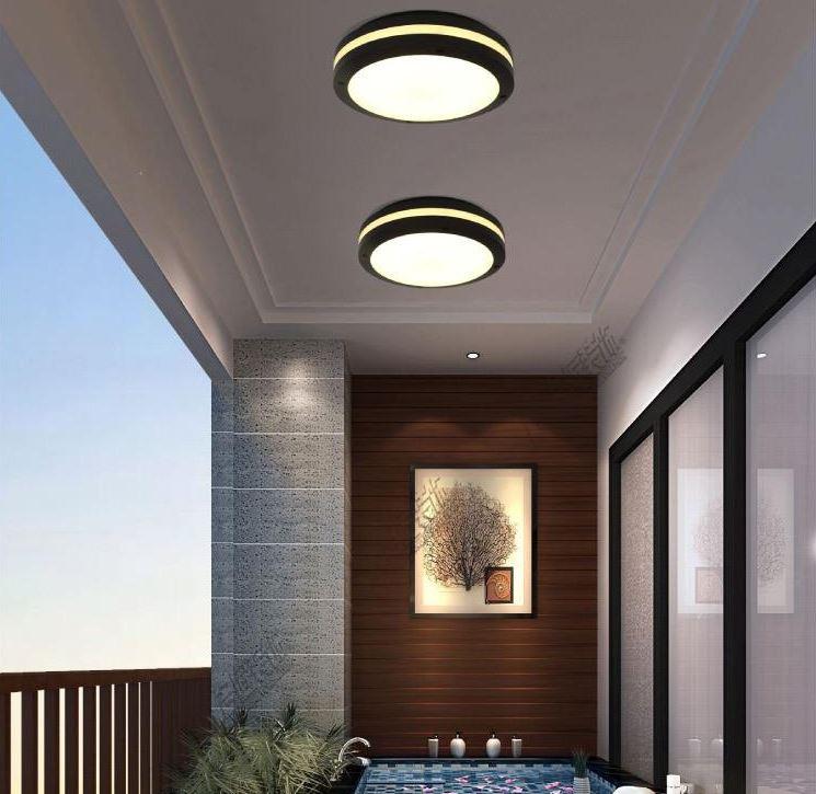 IP64 LED Aluminum Ceiling Light with Round Design