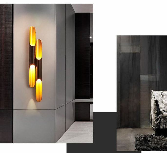 LED Bamboo Design Wall Light