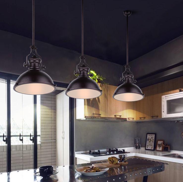 LED Loft American Industrial Pendant Light