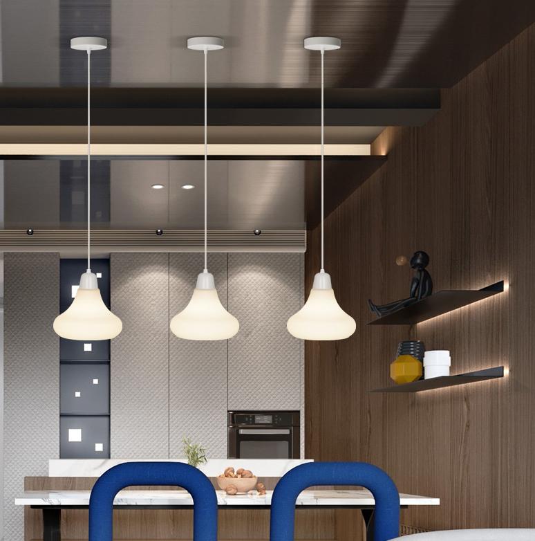 LED Multi-Design Milky White Pendant Light