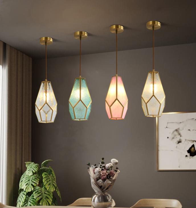 LED Multi-Design Creative Glass Pendant Light